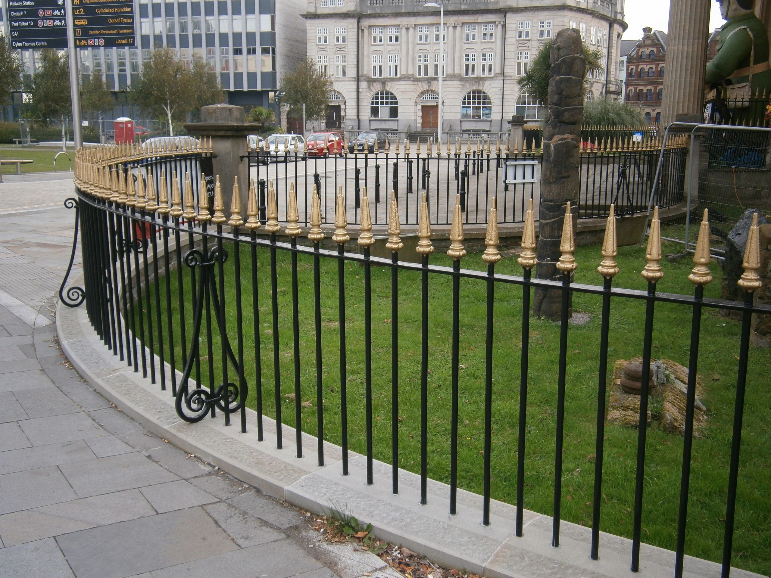 Swansea Museum - railing replication and restoration