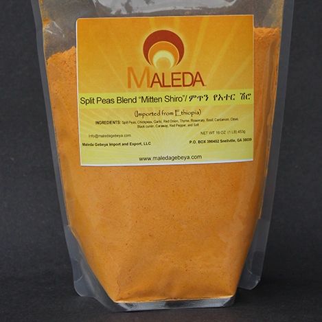 Split Pea Flour with Red Pepper [MITTEN ATTER SHIRO] 1Lb.