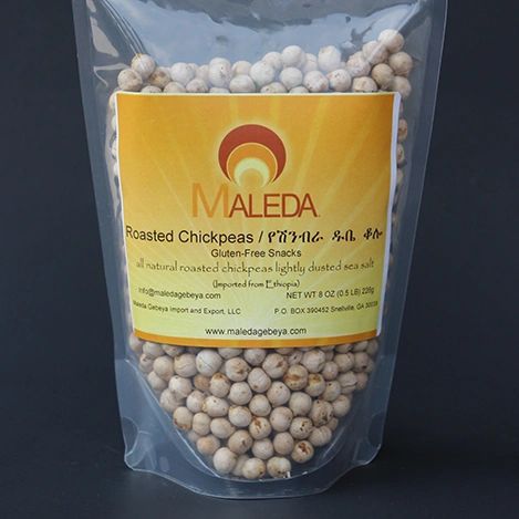 Roasted White Chickpeas [DUBE KOLO] 1/2Lb.