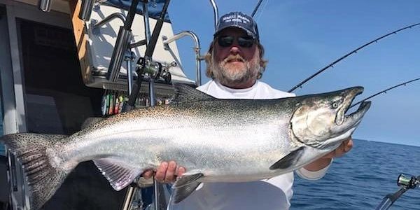 Salmon charter captain