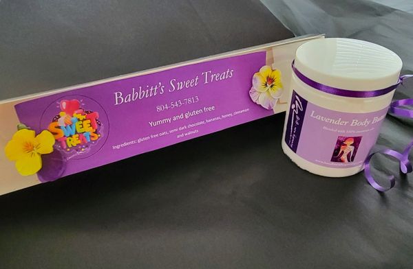 Babbitt's Sweet Treats & Lavender Body Butter offer for Mother's Day