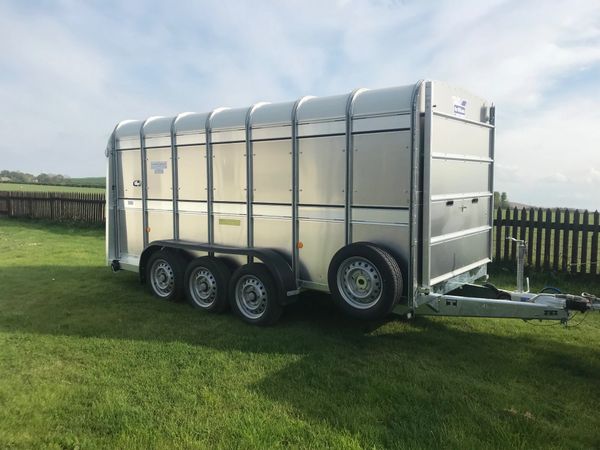 IFOR WILLIAMS TA51014 LIVESTOCK TRAILER C/W DECKS - £POA +vat