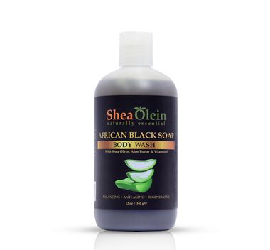 African Black Soap Body Wash - Shea Olein Brand