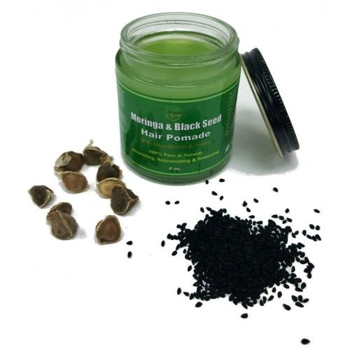 Moringa and Black Seed Hair Pomade - Mine Botanicals Brand