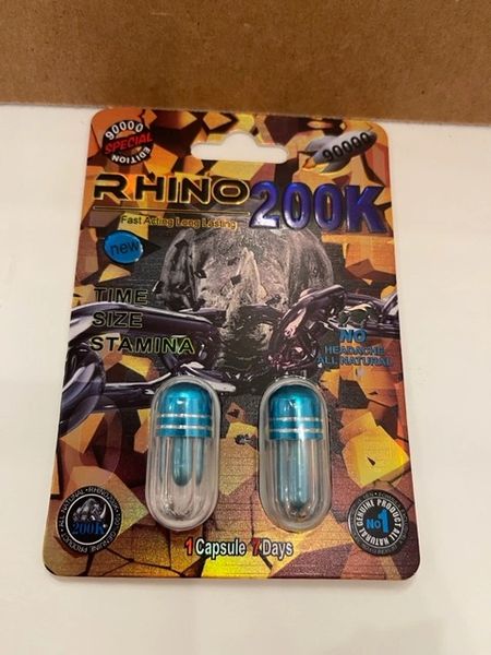 Rhino 200k - 2 pills