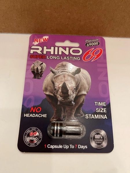 Rhino 69 - 69k- 1 pill pack