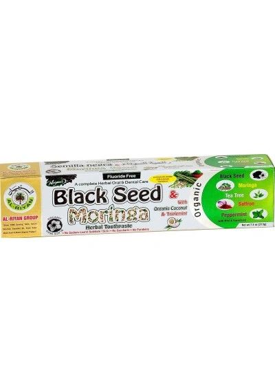 Black Seed Moringa Organic Toothpaste - Al-Riyan