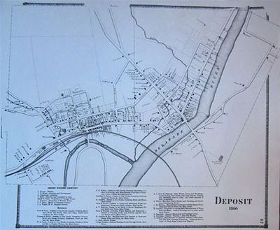 An old map - 1866 - better to follow directions to the right.