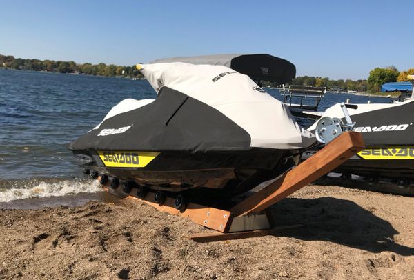 DIY Wood Shore Ramp Kit | Dock your Jet Ski / PWC conveniently on your ...
