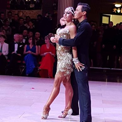 Arkady Bakenov and Rosa Filippello British Professional Rising Star Champions at Blackpool 2016