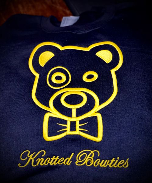 Knotted the Bear Monogrammed Crewneck Sweatshirt