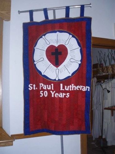 Luther Seal church banner