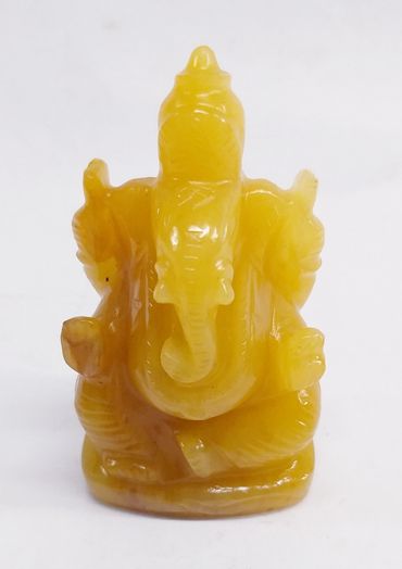 Yellow aventurine ganesh