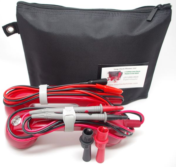 JE002 Loop Check Phone Set Journeyman Cable Tracer Continuity Set