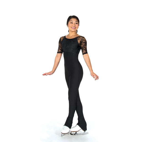 Jerry's Lace Overlay One Piece Catsuit