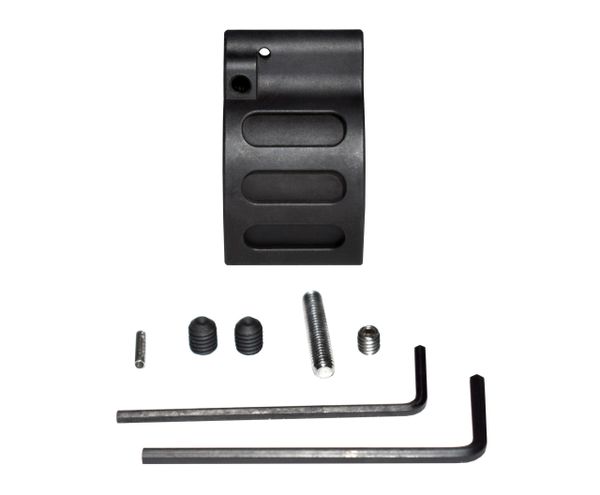 Low Profile Adjustable Micro Gas Block with Pin for 0.936" Diameter Barrel (for .308 AR-10)