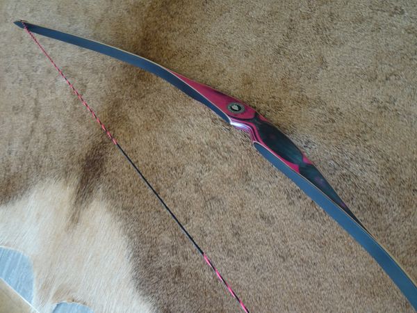 48" 17#@24" Pink and Black Lil Rapids Youth Longbow