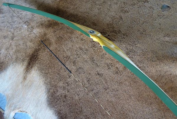 52" 22#@24" ~ 27#@26" Osage with Green Glass Big Rapids Youth Longbow