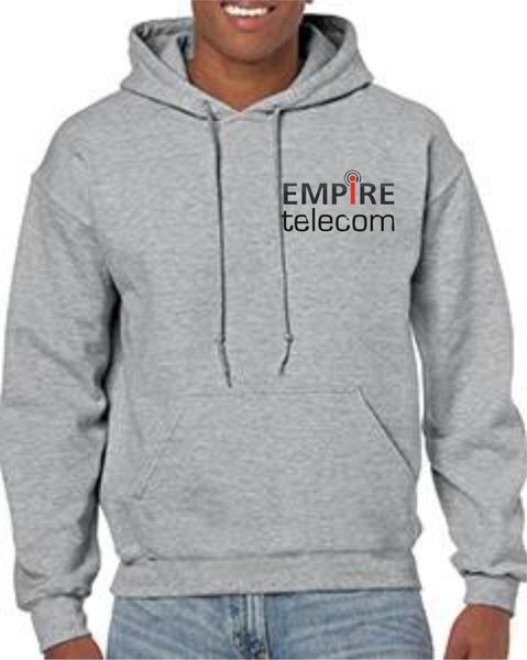 Empire Gildan Adult Heavy Blend™ 8 oz., 50/50 Hood Black, Grey and Navy