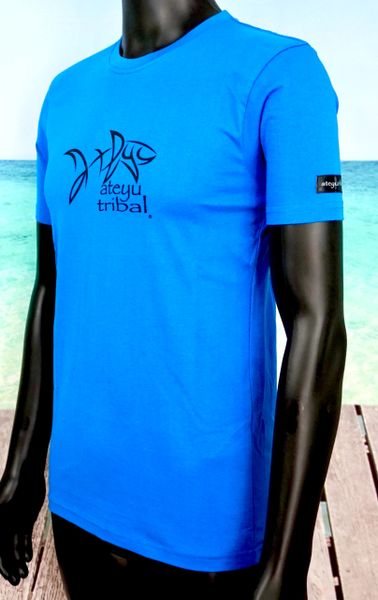 Mens Blue Ateyu Shark Tee