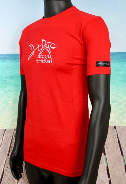 Mens Red Ateyu Shark Tee