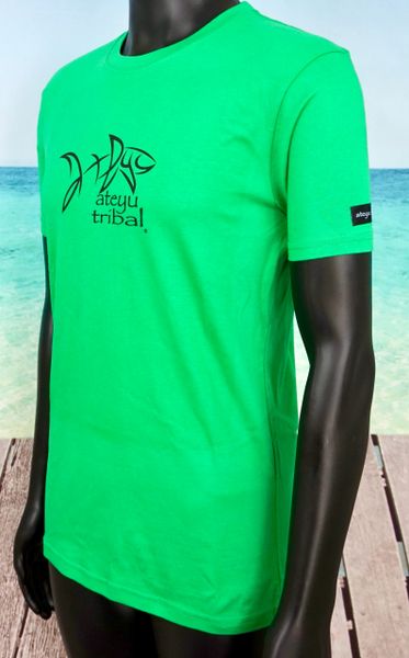 Mens Green Ateyu Shark Tee