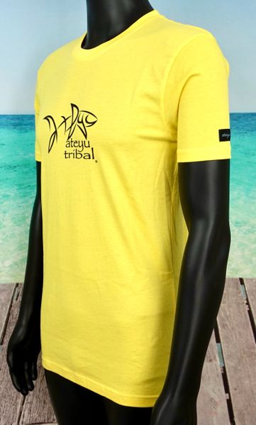 Mens Yellow Ateyu Shark Tee