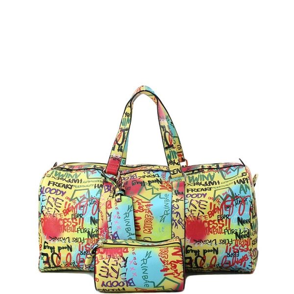 Graffiti Duffel Bag | C'est La Diva, Plus Size Apparel, Handbags ...