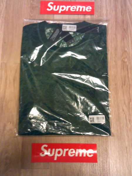 Stone Island X Supreme Teal Tee S/S Short Sleeve T-Shirt Size 2XL BNWT