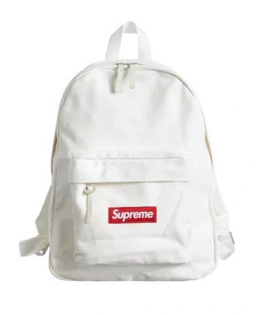 Supreme Canvas Backpack White