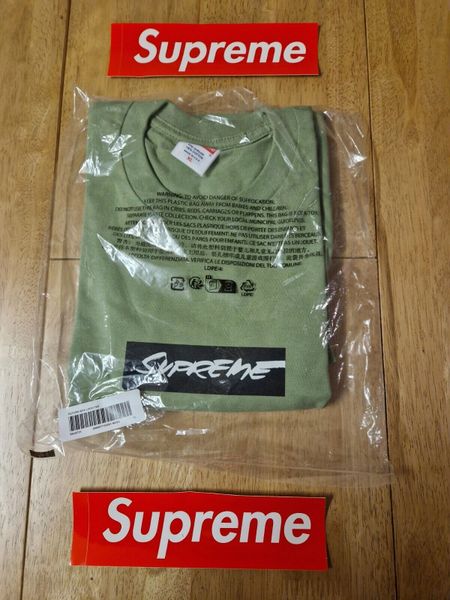 Supreme Futura Box Logo Tee Moss Size XL BNWT World Wide Shipping