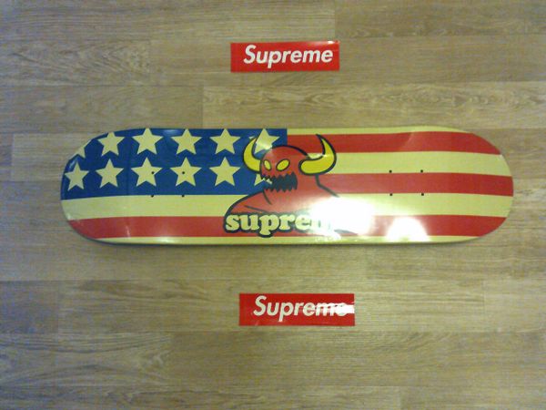 Supreme Toy Machine Skateboard Deck Multicolor Brand New Sealed Ships Worldwide