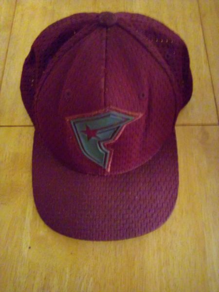 Famous Stars And Straps FSAS Burgundy F Logo Fitted Cap Hat One Size Used