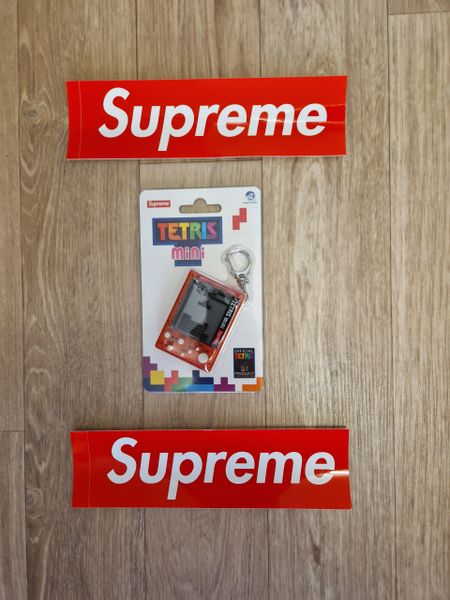 Supreme Tetris Game Keychain Red BNWT