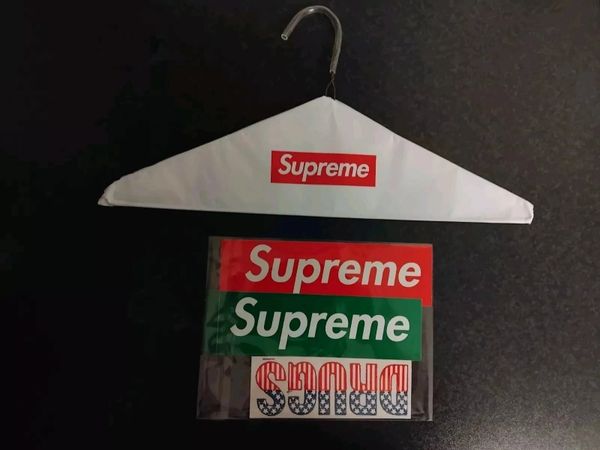 Supreme Coat Hanger Plus Sticker Pack Green BOGO Brand New World Wide Shipping