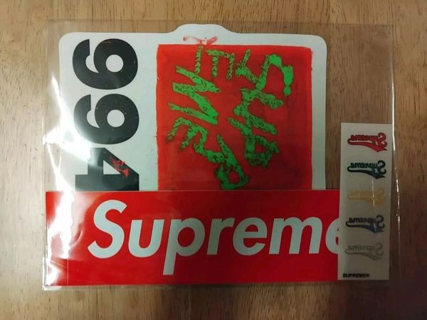 Supreme Sticker Pack Two Stickers Plus One Box Logo Brand New Ships World Wide