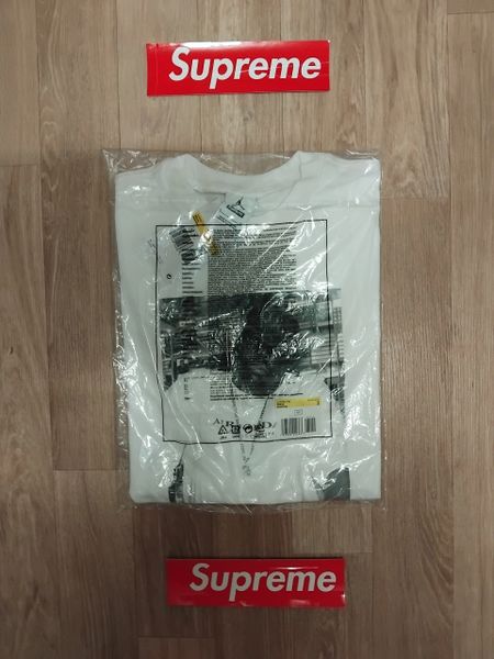 Supreme X Jordan Biggie Smalls Tee T-Shirt White Size Small BNWT Ships W/W