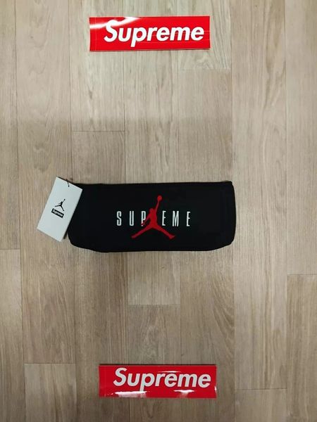 Supreme X Jordan Headband Black One Size BNWT Worldwide Shipping Available