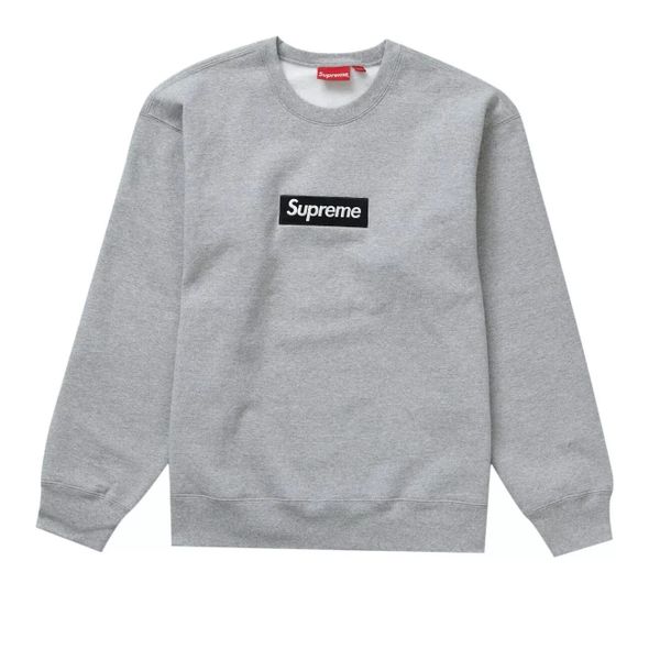 Supreme Box Logo Crewneck Grey Size XXL Brand New With Tags World Wide Shipping