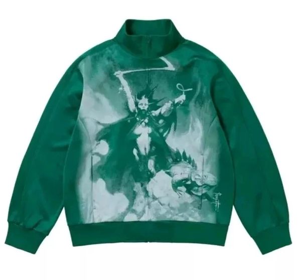 Supreme / Frank Frazetta Track Jacket Size Small Green BNWT World Wide Shipping