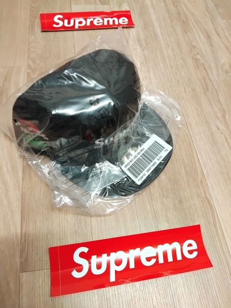 Supreme Grinch Box Logo New Era 59Fifty Fitted Cap Size 7 1/2 Black BNWT