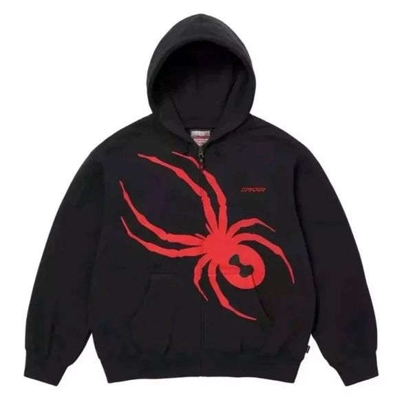 Supreme Spyder Zip Up Hooded Sweatshirt Black Size Small BNWT Worldwide Shipping