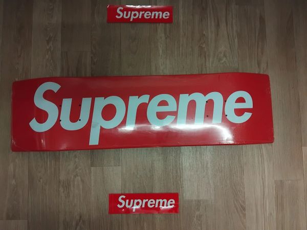 Supreme Uncut Box Logo Skateboard Red Brand New Ships World Wide