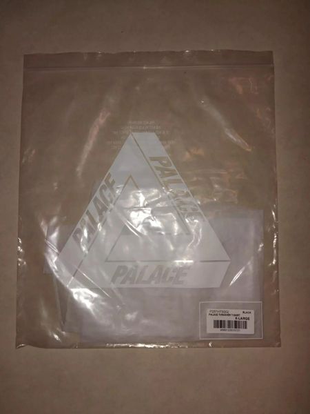 Palace Clear Plastic Shopping Bag Regular Size Very Good Condition Ships W/W