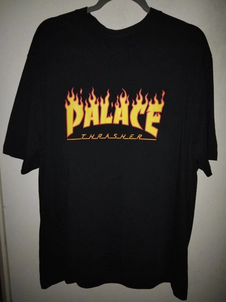 Palace Thrasher Tee T-shirt Black Size XL Excellent Condition Worldwide Shipping