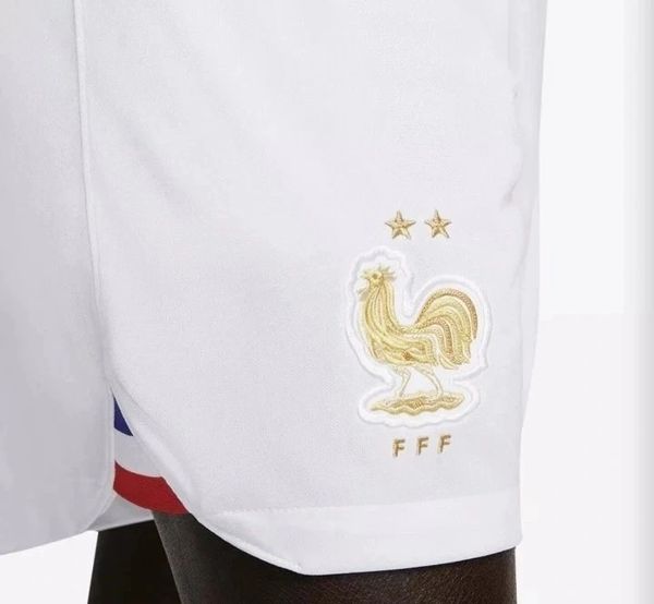 France Nike Youth Football Shorts 2022/2023 Home Youth Small & XL White BNWT Ships WW