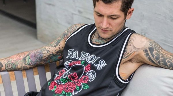 Famous Stars And Straps FAMROSE Men's Mesh Jersey Tank