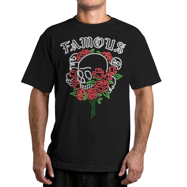 Famous Stars and Straps Neon Skull Men's T-Shirt