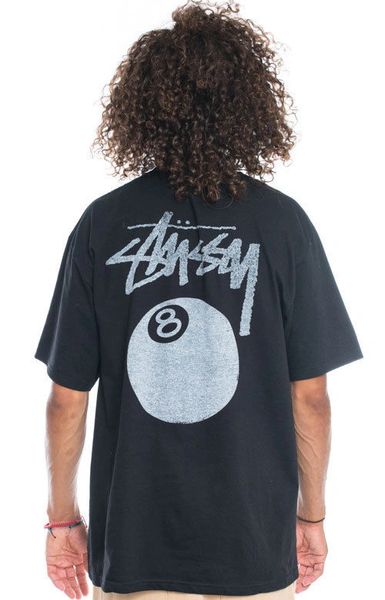 Stussy 8 Ball Stamp T Shirt Black Supreme Feeling This