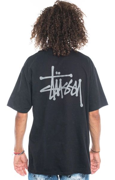 Stussy, Basic Stussy T-Shirt - Black